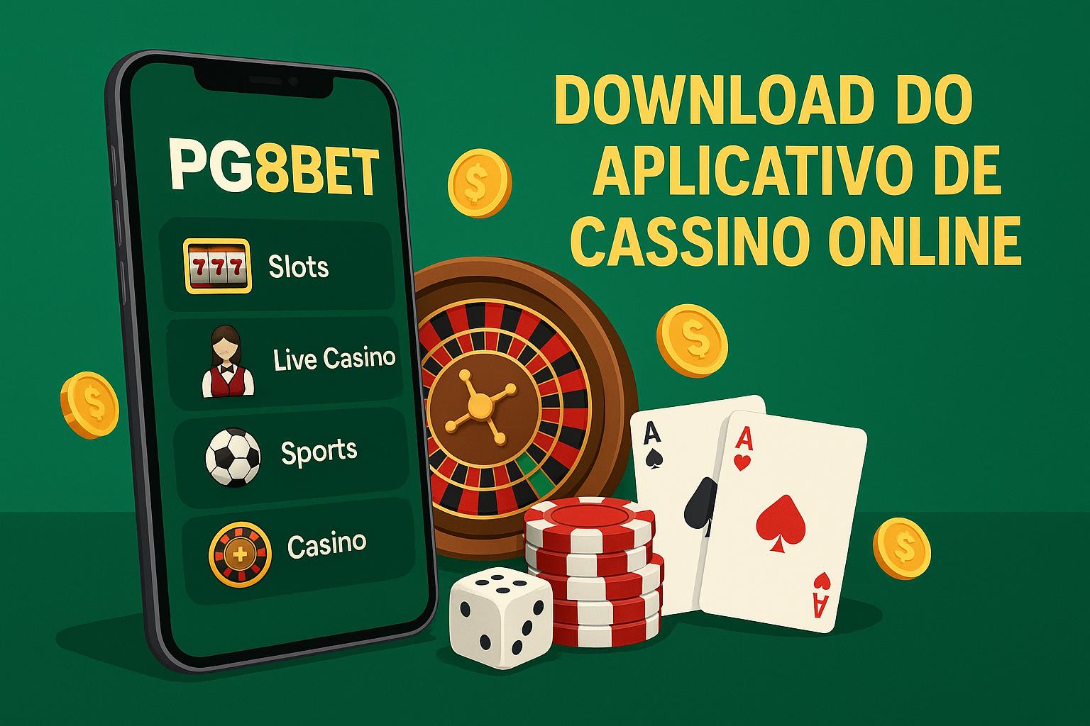 Baixar o PG8BET Cassino App