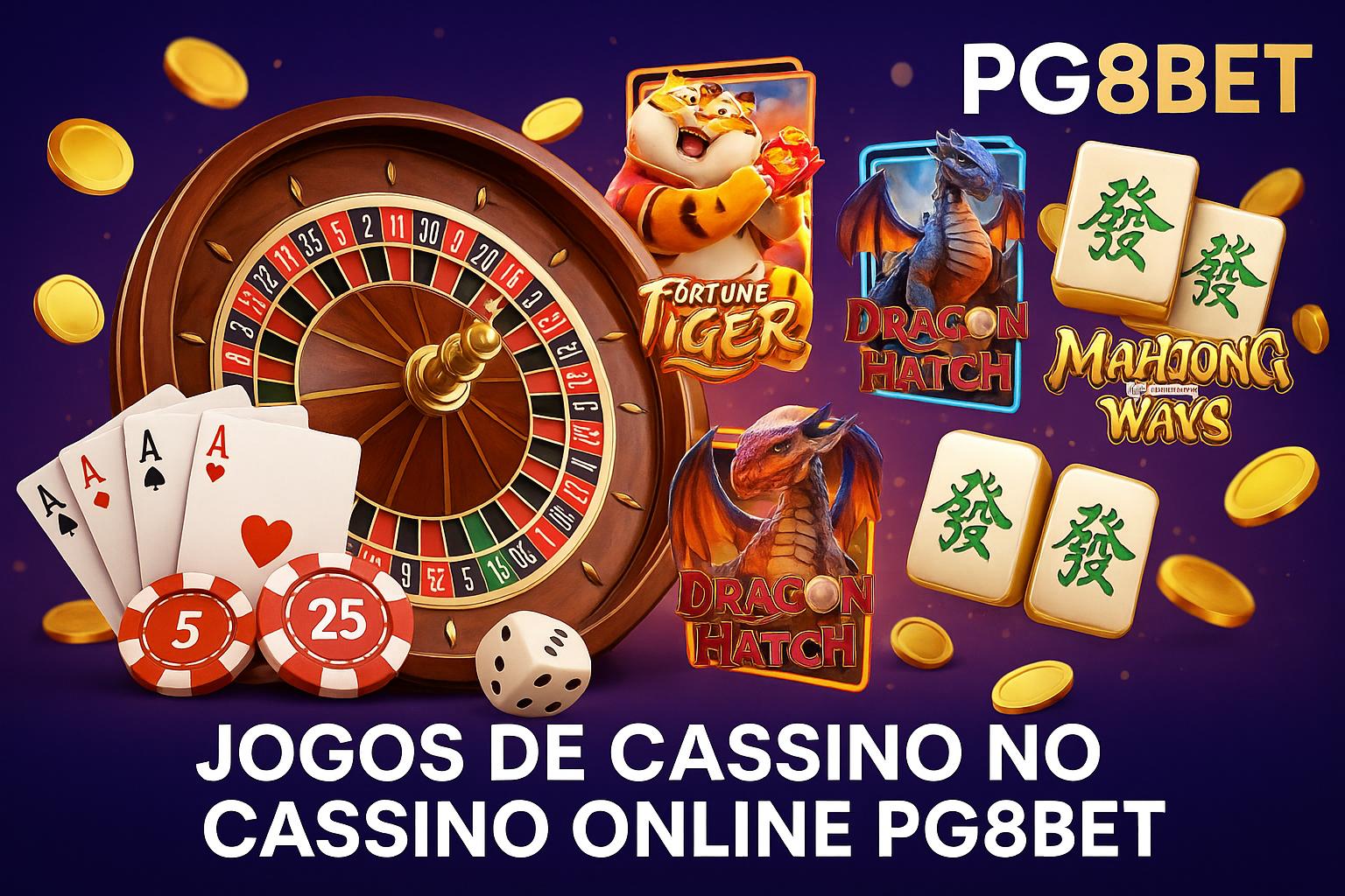 Jogos de cassino online inovadores e emocionantes na PG8BET